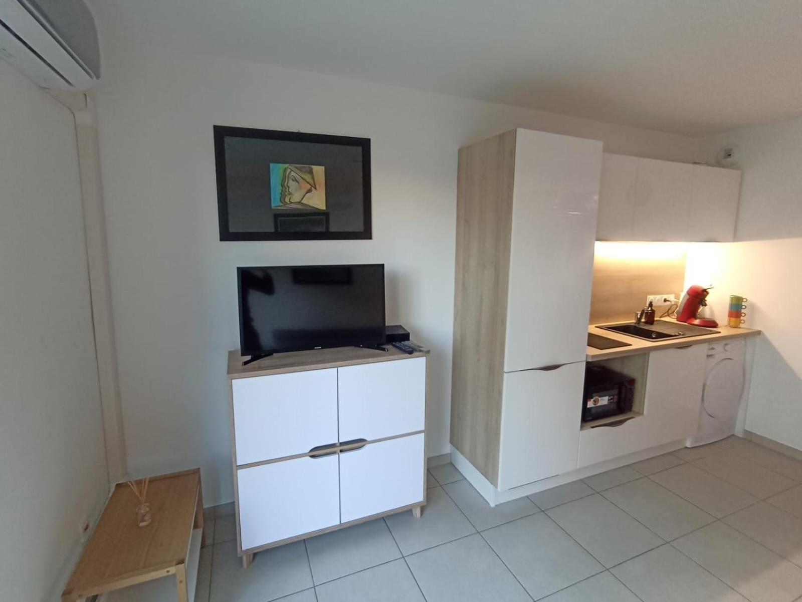 Studio Avec Parking Prive, Piscine Plage 300M Antibes Exterior photo